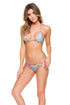 Luli Fama Mariposita Caribeña Crystallized Brazilian Ruched Back Tieside